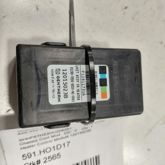 Honda Civic Heater Control Module 12015023B 2016 2017 2018 2019