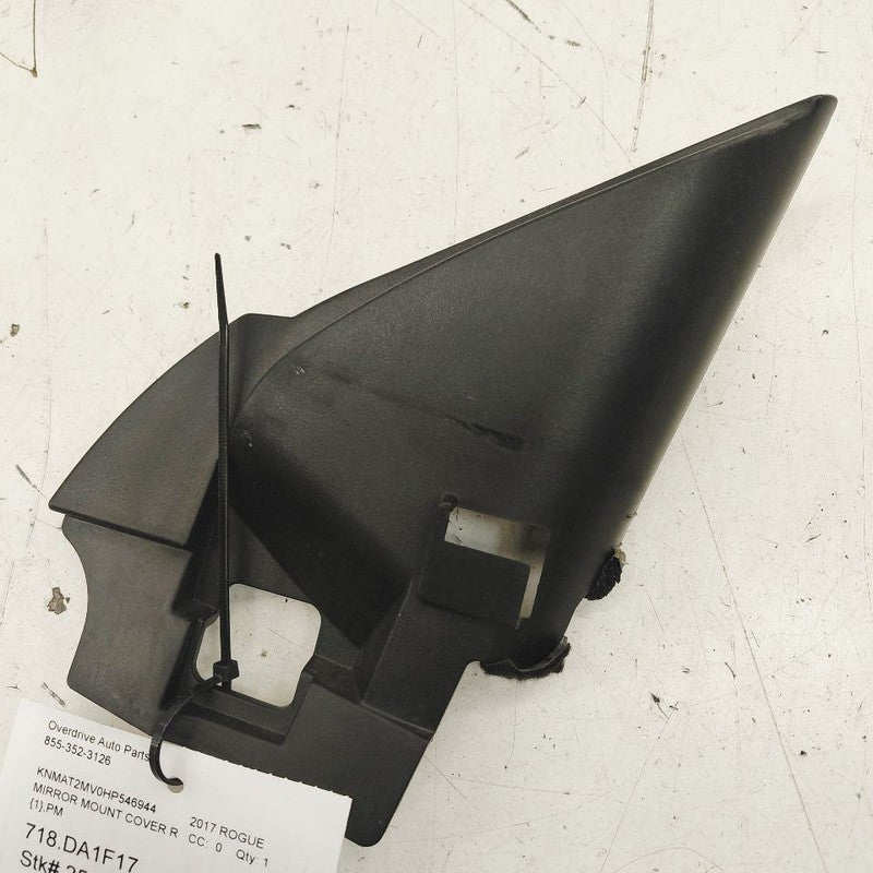 Nissan Rogue Mirror Mount Cover Door Trim Right Passenger  2017 2018 2