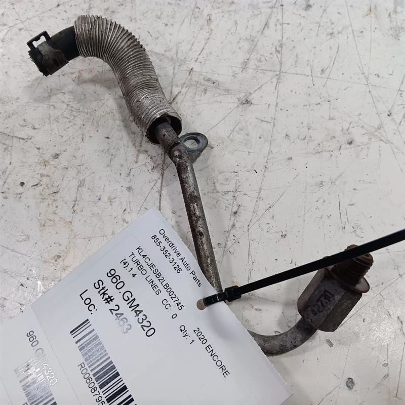 Buick Encore Super Turbo Charger Oil Line Hose Tube  2017 2018 2019 2020
