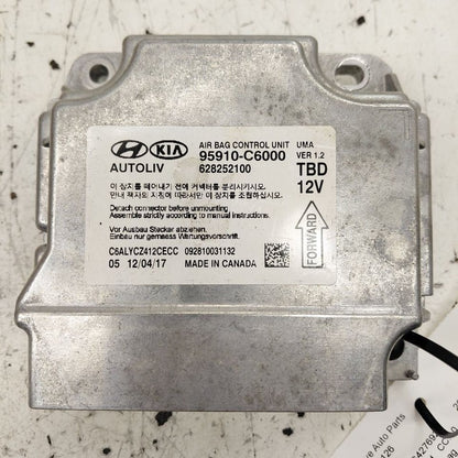 Restraint Control Module Fits 16-18 Kia Sorento