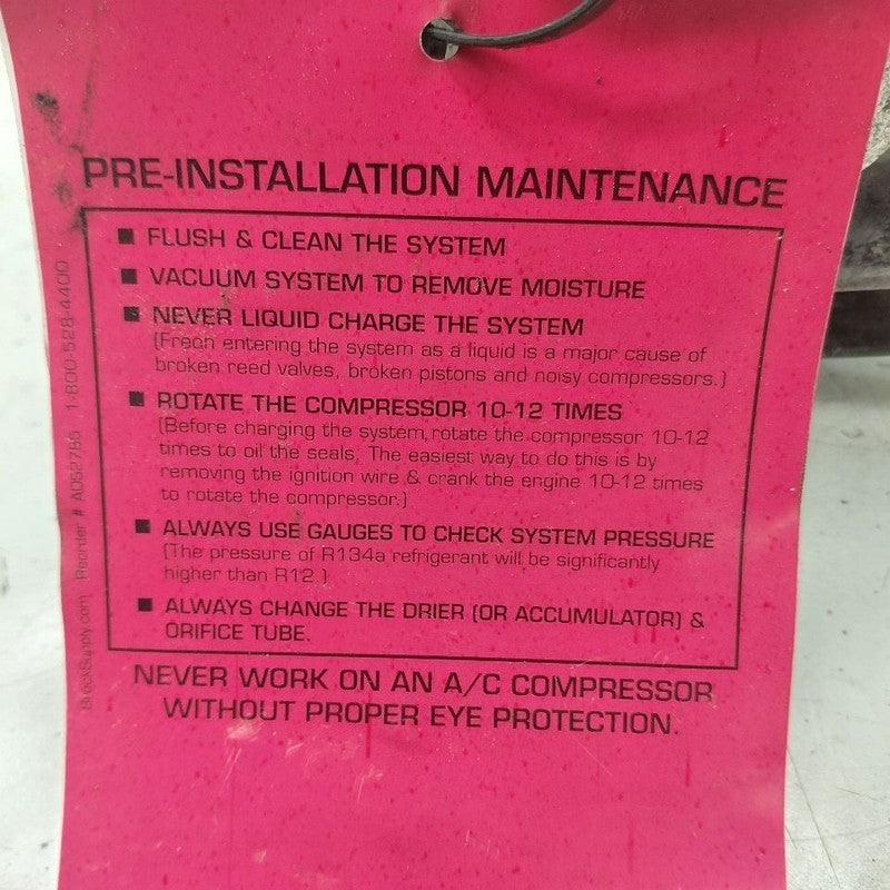 Air Conditioning AC Compressor 6 Cylinder Fits 15-20 Nissan Murano