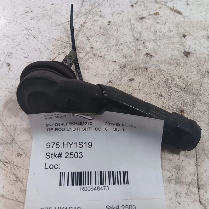 Hyundai Elantra Right Passenger Tie Rod End 2017 2018 2019 2020
