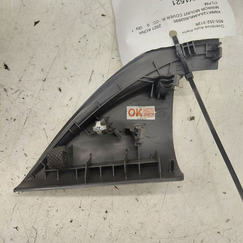 Hyundai Kona Mirror Mount Cover Door Trim Right Passenger  2021 2020 2