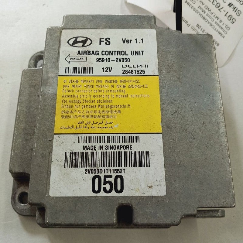 Rstraint Control Module Fits 16-17 Hyundai Veloster