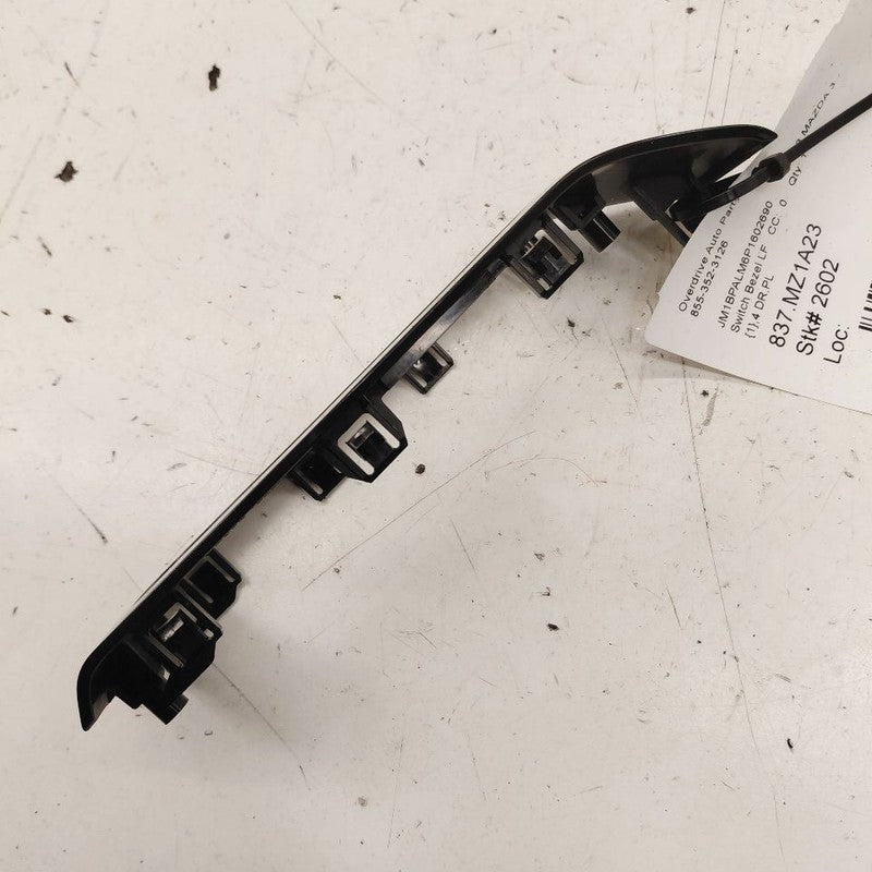 Mazda 3 Window Switch Bezel Trim Left Front 2023 2022 2021