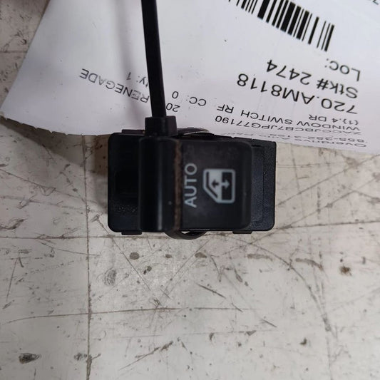 Jeep Renegade Power Window Switch Right Passenger Front  2015 2016 2017 2018