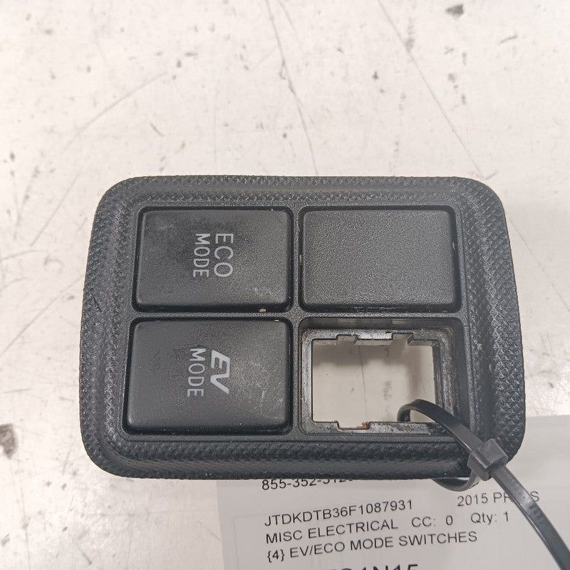 Toyota Prius C EV ECO Mode Switches 2017 2016 2015 2014 2013