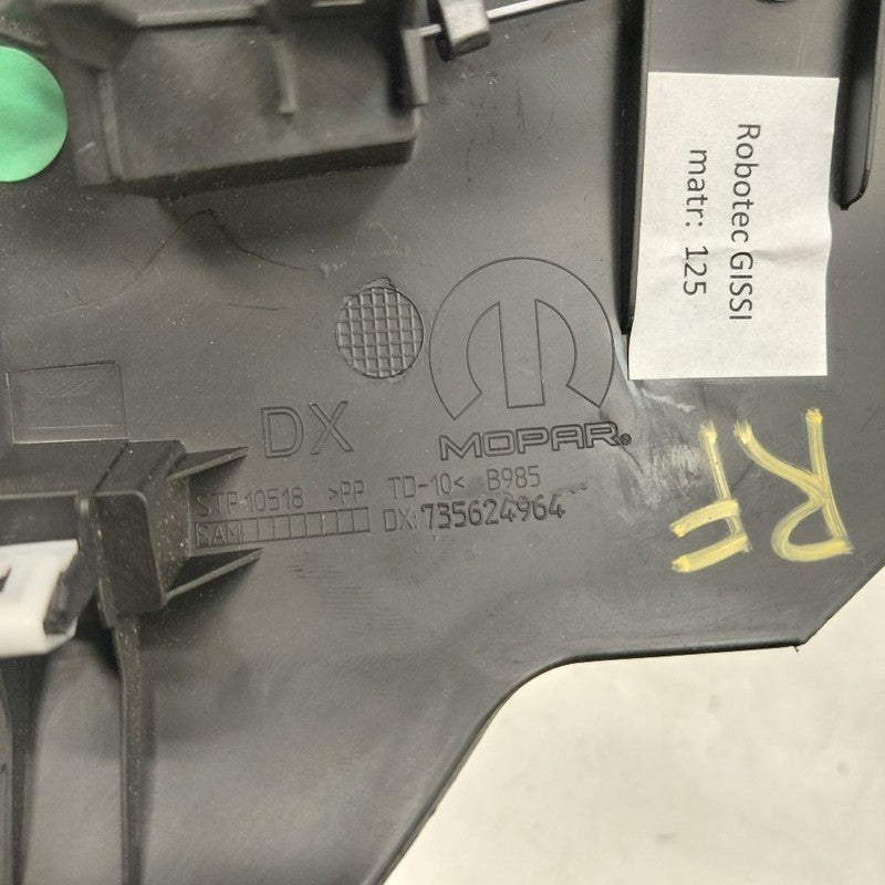 2018 Fiat 500 X Model Passenger Right Front Lower Trim Floor Cover {73