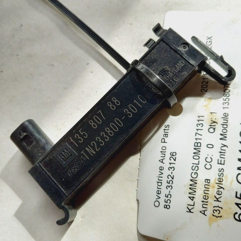 Buick Encore GX Keyless Entry Antenna Module {13580788} 2020 2021 2022