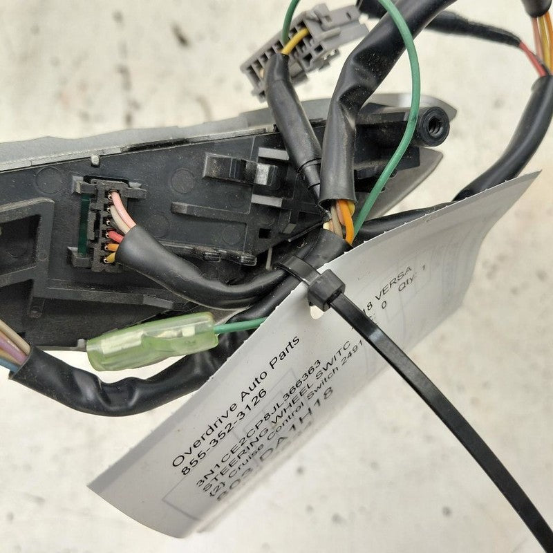 Nissan Versa Note Steering Wheel Cruise Control Switch {2491116} 2019 