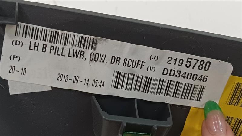 Dodge Dart Sill Trim Plate Door Jam Threshold Left Rear  2013 2014 2015 2