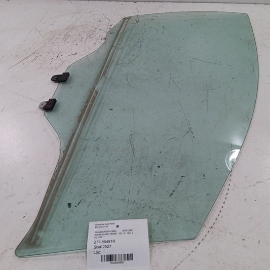 Passenger Right Front Door Window Glass Fits 13-17 Nissan LEAF