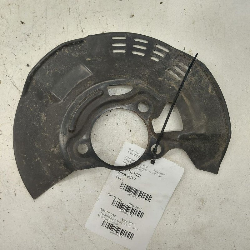 Toyota Prius Driver Left Front Dust Shield  2022 2021 2020