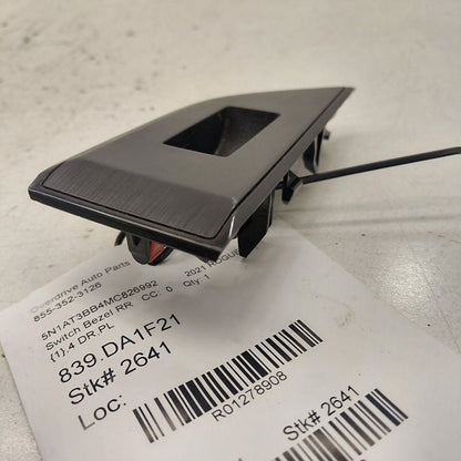 Nissan Rogue Window Switch Bezel Trim Right Rear  2021 2022 2023