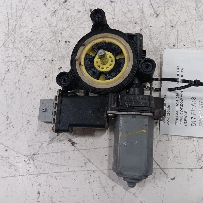 Fiat 500 Left Rear Power Window Motor 2018 OEM
