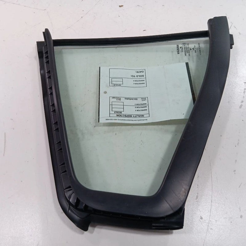 Left Rear Door Vent Window Glass Fits 20-23 Nissan Versa OEM