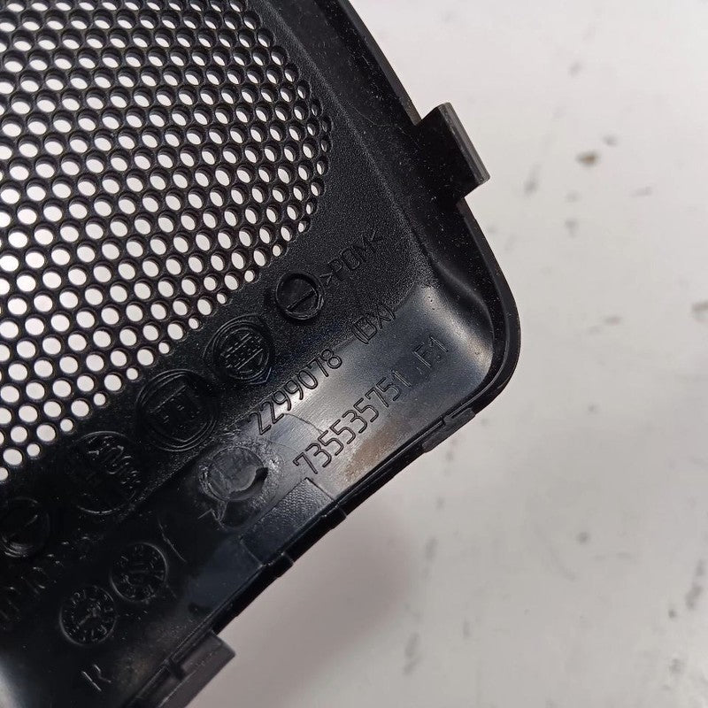 Fiat 500 Tweeter Speaker Cover Right Passenger Side Rear 2018 OEM