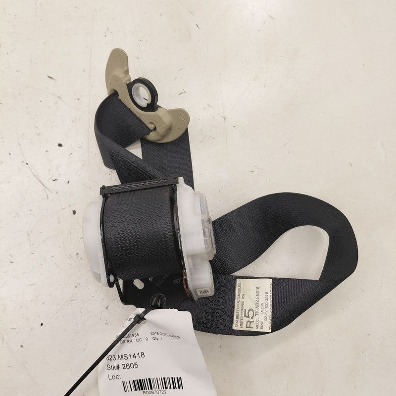 Mitsubishi Outlander   Seat Belt Strap Retractor Right Passenger Rear 
