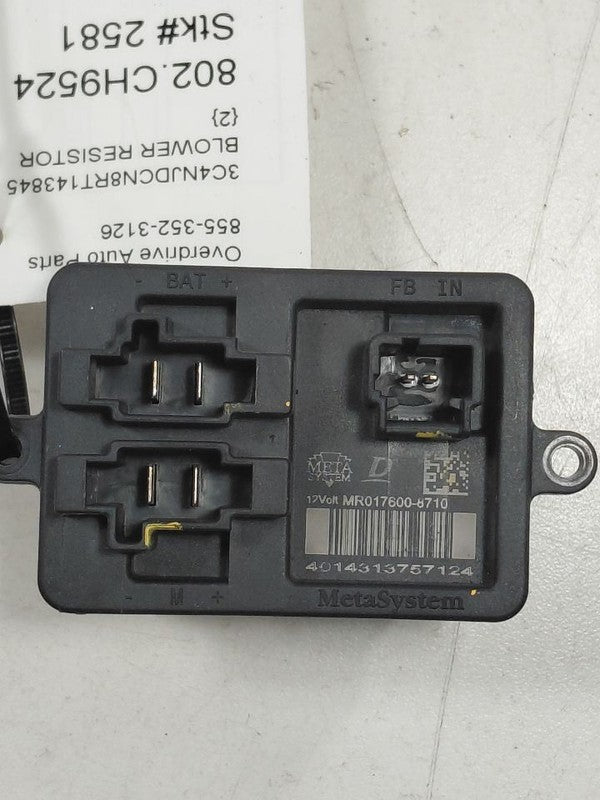 Jeep Compass Blower Resistor Fan Motor Speed Resistor  2025 2024 2023 