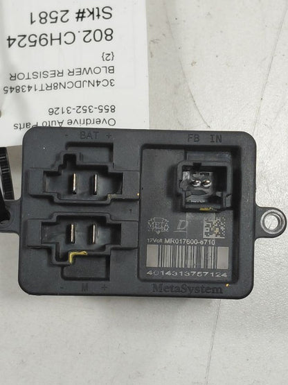 Jeep Compass Blower Resistor Fan Motor Speed Resistor  2025 2024 2023 
