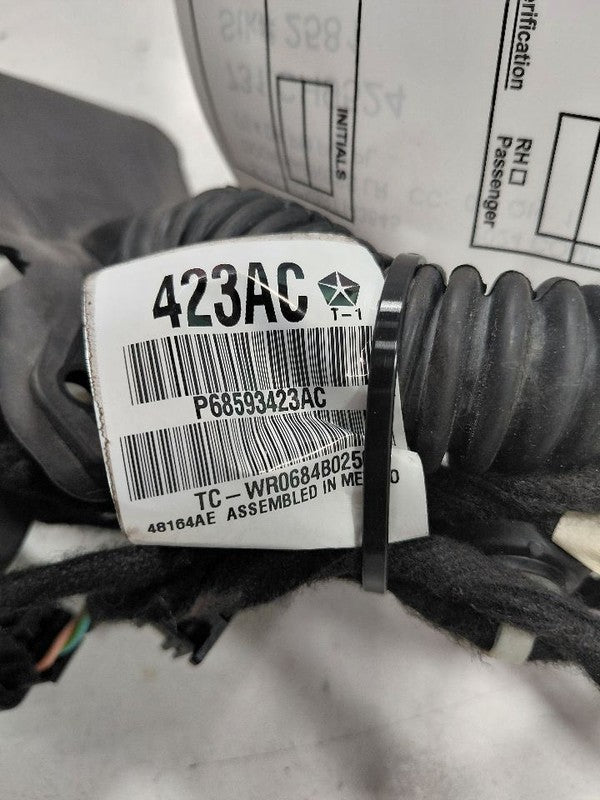 Jeep Compass Door Harness Wire Wiring Left Driver Rear  2025 2024 2023