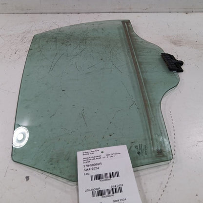 Passenger Right Rear Door Window Glass US Built VIN 5 1st Digit 16-20 