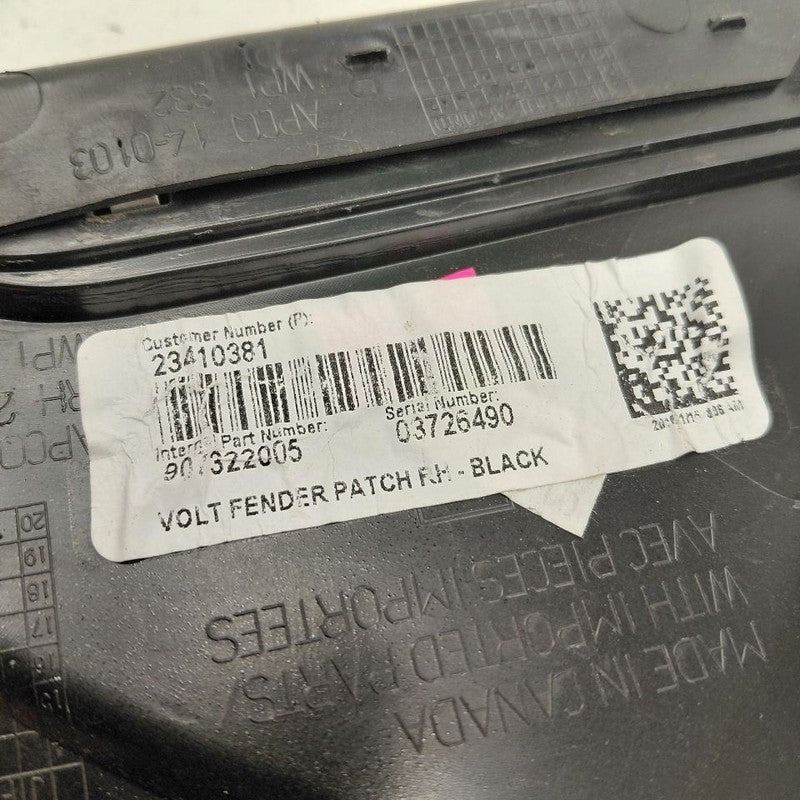 Chevy Volt Passenger Right Side Fender Badge Emblem Logo  2016 2017 20