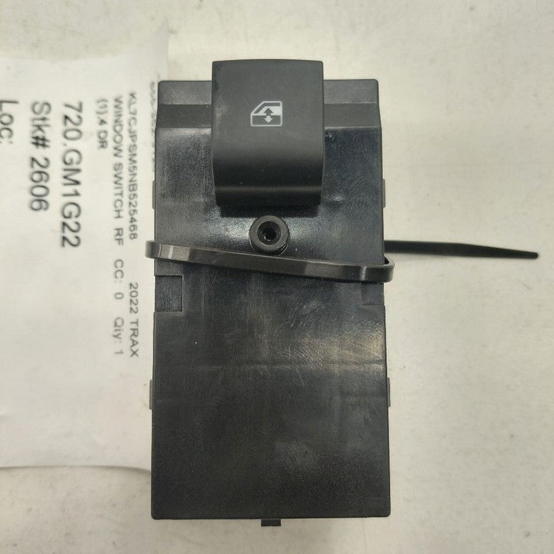 Chevy Trax Power Window Switch Right Passenger Front  2022 2021
