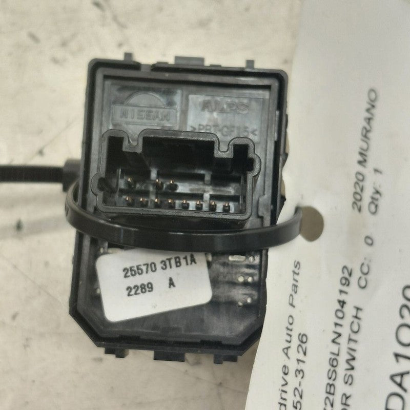 Nissan Murano Mirror Switch View Power Door Mirror Switch  2020 2021 2