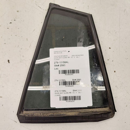 Left Rear Door Vent Glass Window Privacy Tint 21-23 XV Subaru Crosstre