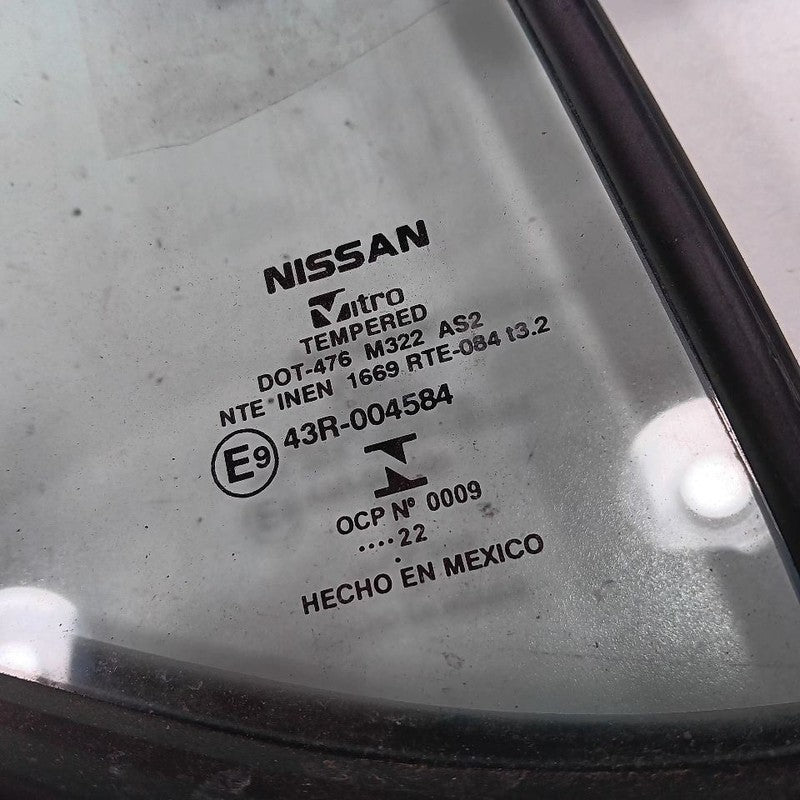 Passenger Right Rear Door Vent Window Glass 18-23 Nissan Kicks 