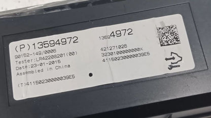 13594972 Temperature Module Under Center Dash ID 13594972 Fits 15 Buick Encore