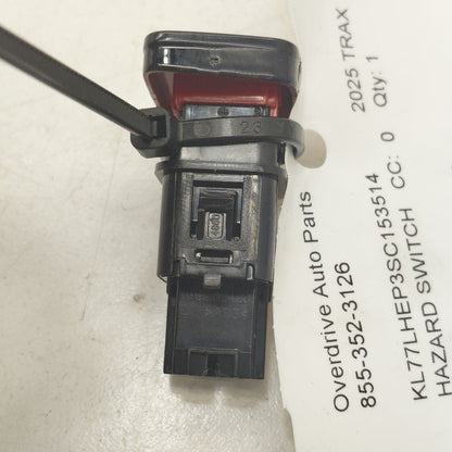 Chevy Trax Hazard Switch 4 Way Flasher Button  2025 2024