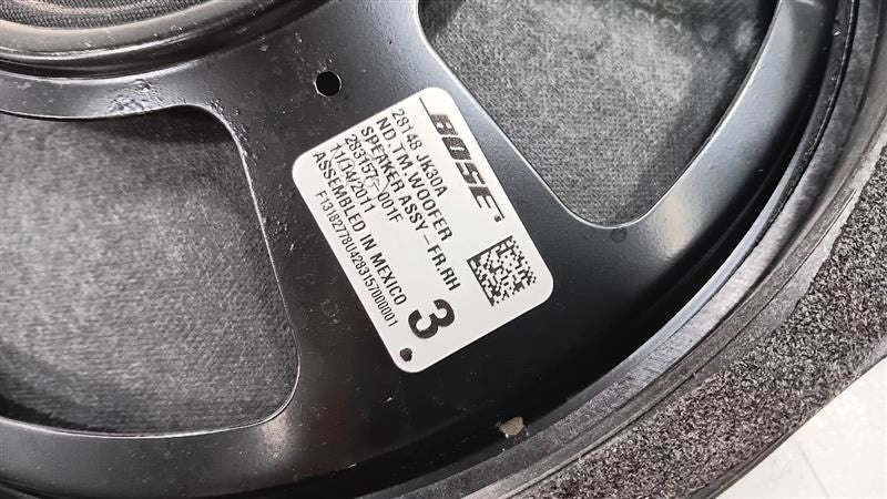 Infiniti G37 Speaker Right Passenger Front  2011 2012 2013