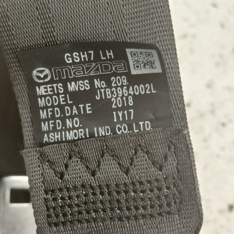 Mazda 6 Seat Belt Strap Retractor Left Driver Rear Back  2018 2019 202