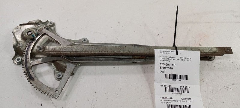 Passenger Right Front Window Regulator Window Track Fits 04-15 PRIUS O