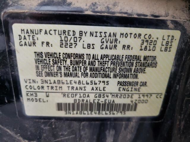 82607ET02A Door Handle Exterior Assembly Door Rear Back Fits 07-12 SENTRA