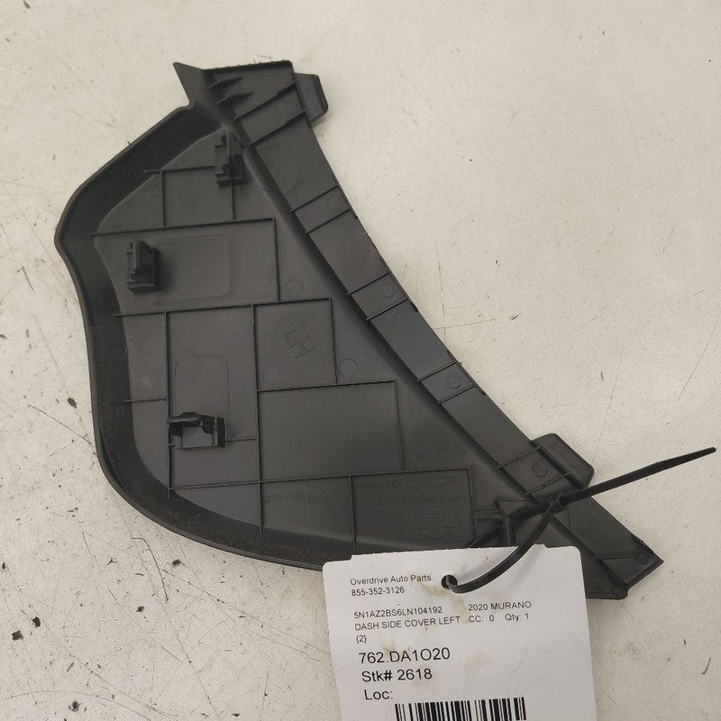 Nissan Murano Dash Side Cover Left Driver Trim Panel  2020 2021 2022 2