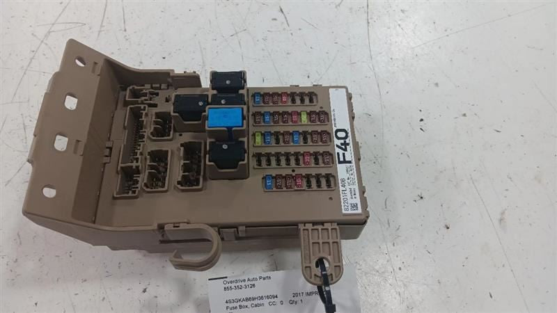 Subaru Impreza Cabin Fuse Box Interior Inner Under Dash  2017 2018 2019 2020 202