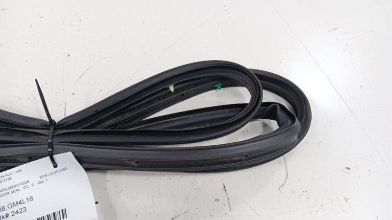 Buick Lacrosse On Door Seal Rubber Right Passenger Rear Back 2013 2014 2015 2016