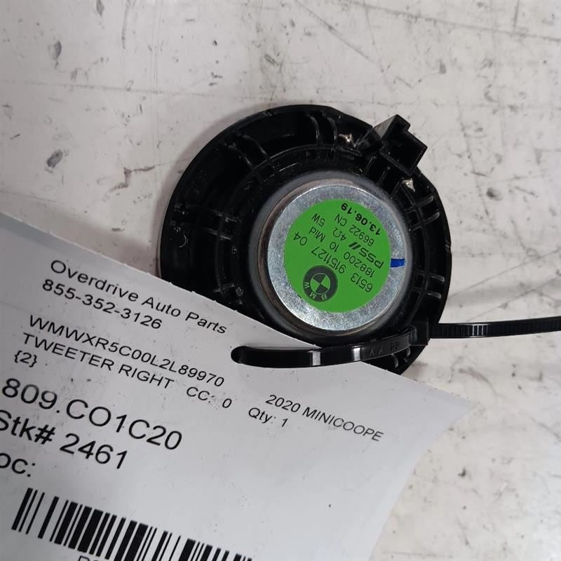 Mini Cooper Tweeter Right Passenger Tweeter Speaker  2016 2017 2018 20