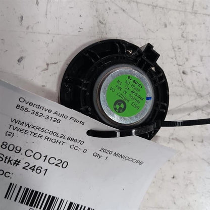 Mini Cooper Tweeter Right Passenger Tweeter Speaker  2016 2017 2018 20