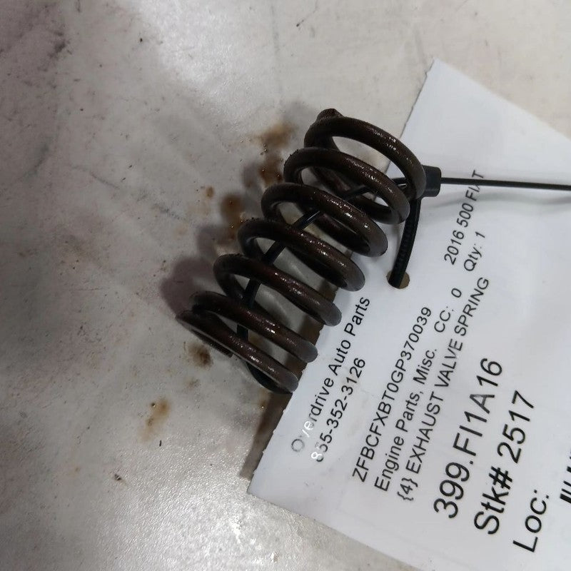 FIAT 500 2.4 Exhaust Valve Spring  2017 2016 OEM