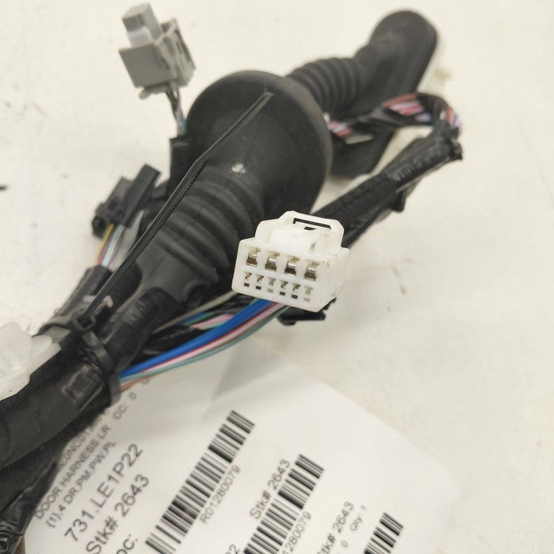 Lexus NX350 Door Harness Wire Wiring Left Driver Rear  2022 2023 2024 