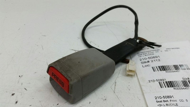 868433Y100 Driver Left Front Seat Belt Bucket Buckle Latch Fits 02-04 INFINITI I35 OEM