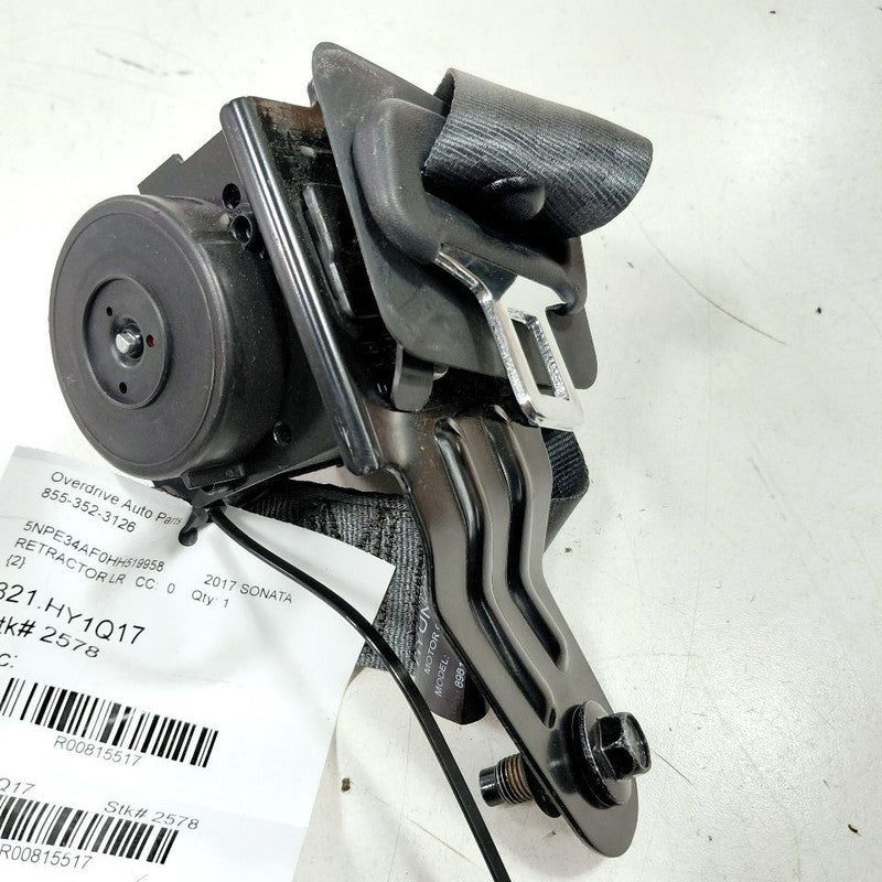 Hyundai Sonata Seat Belt Strap Retractor Left Driver Rear Back  2017 2