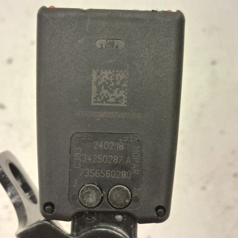 2018 Fiat 500 X Model Seat Belt Buckle Latch Left Driver Rear Back