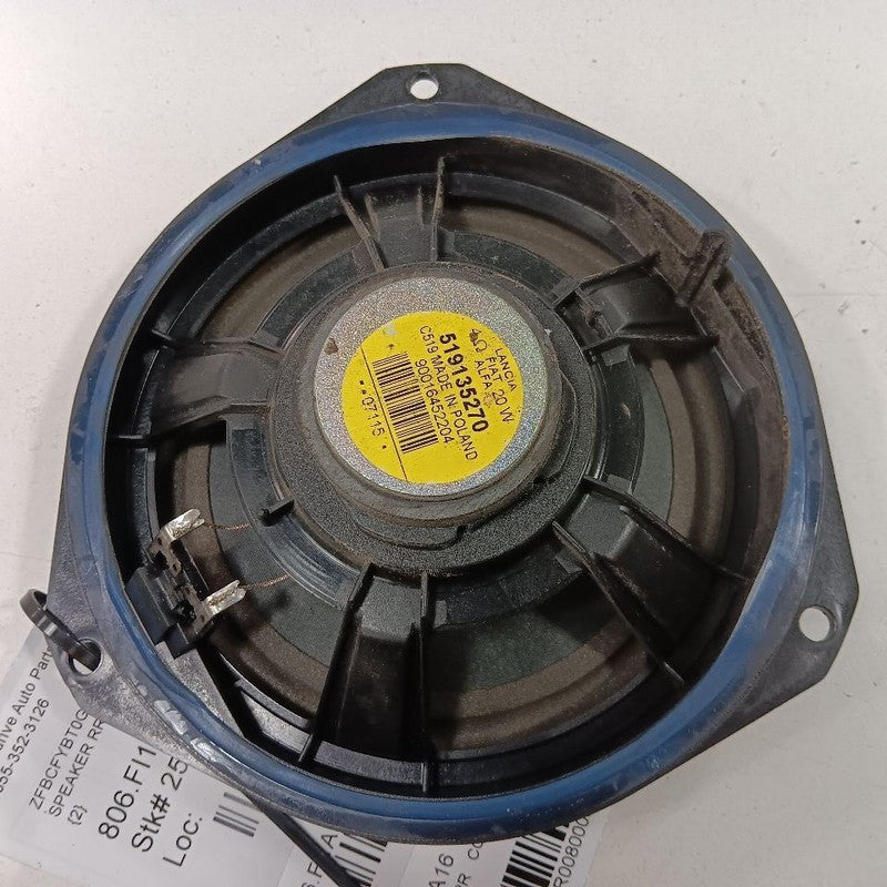 Fiat 500 Speaker Right Passenger Rear  2016 2017 2018 OEM
