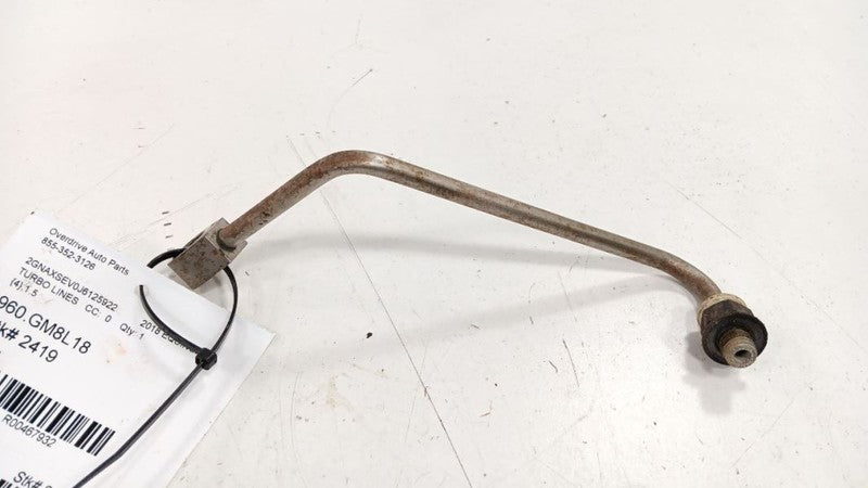 Chevrolet Equinox Super Turbo Charger Oil Line Hose Tube 2018 2019 OEM