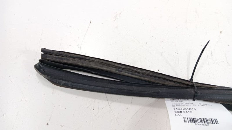 Honda Insight Door Glass Window Seal Rubber Right Passenger Rear Back 2010 2011 